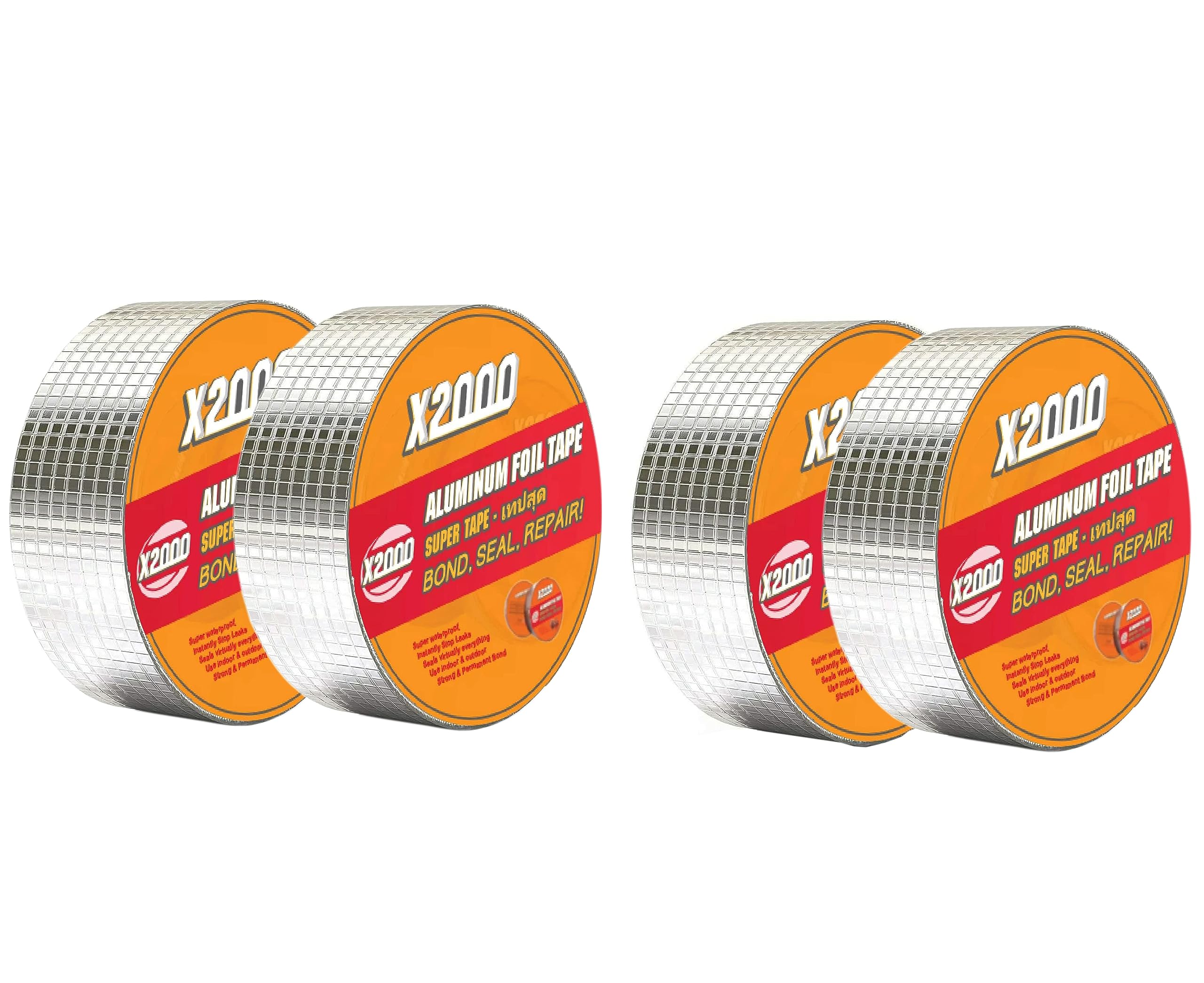 GTC Leakage Solution Aluminium Foil Tape Waterproof Adhesive Tape Sealing Butyl Rubber Tape for Surface Crack Pipe Leakage (BT-551) (Pack of 4) (B0CCLCT1YV) Amazon Price History, Amazon Price Tracker