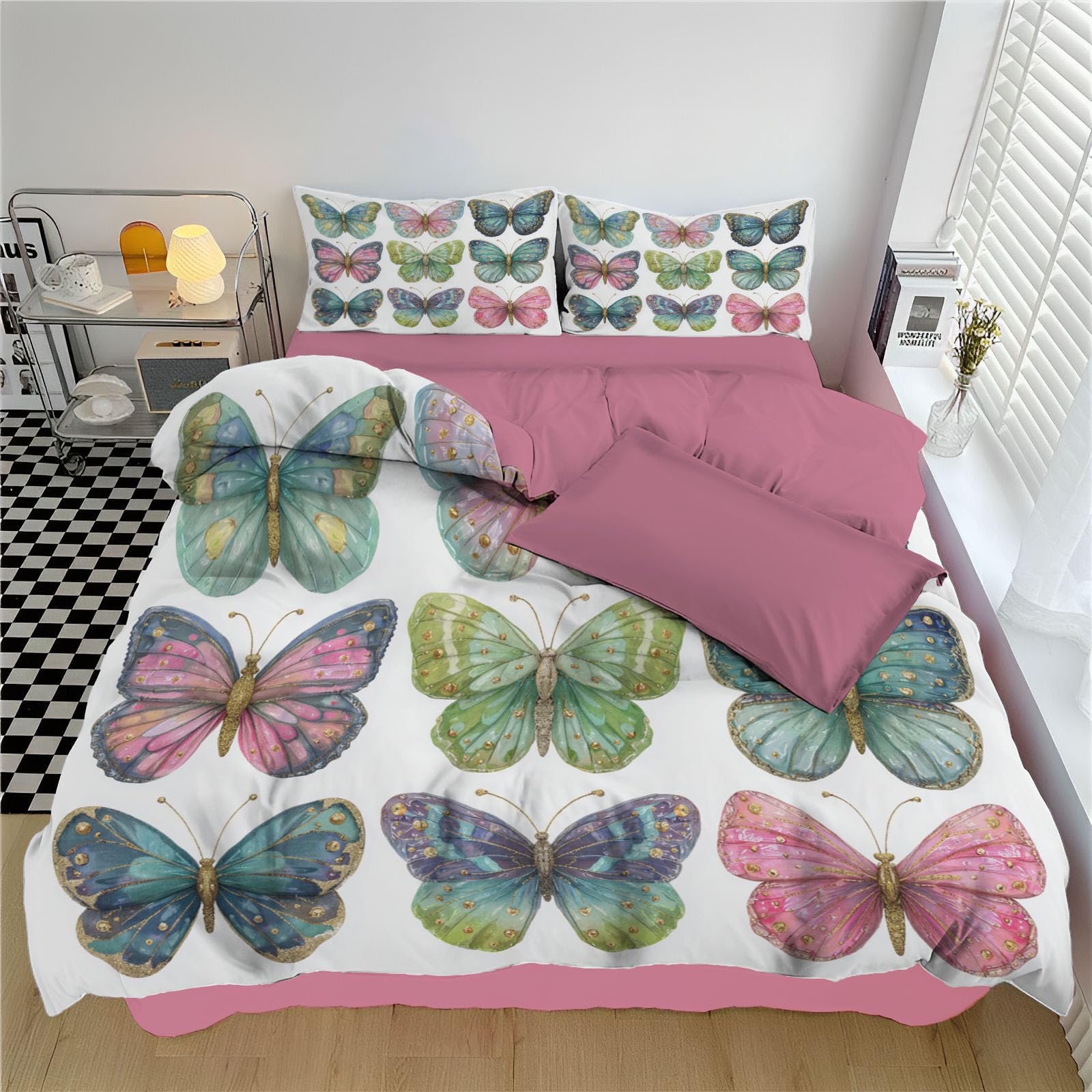 Housse de couette 140x200cm avec fermeture éclair pour enfant