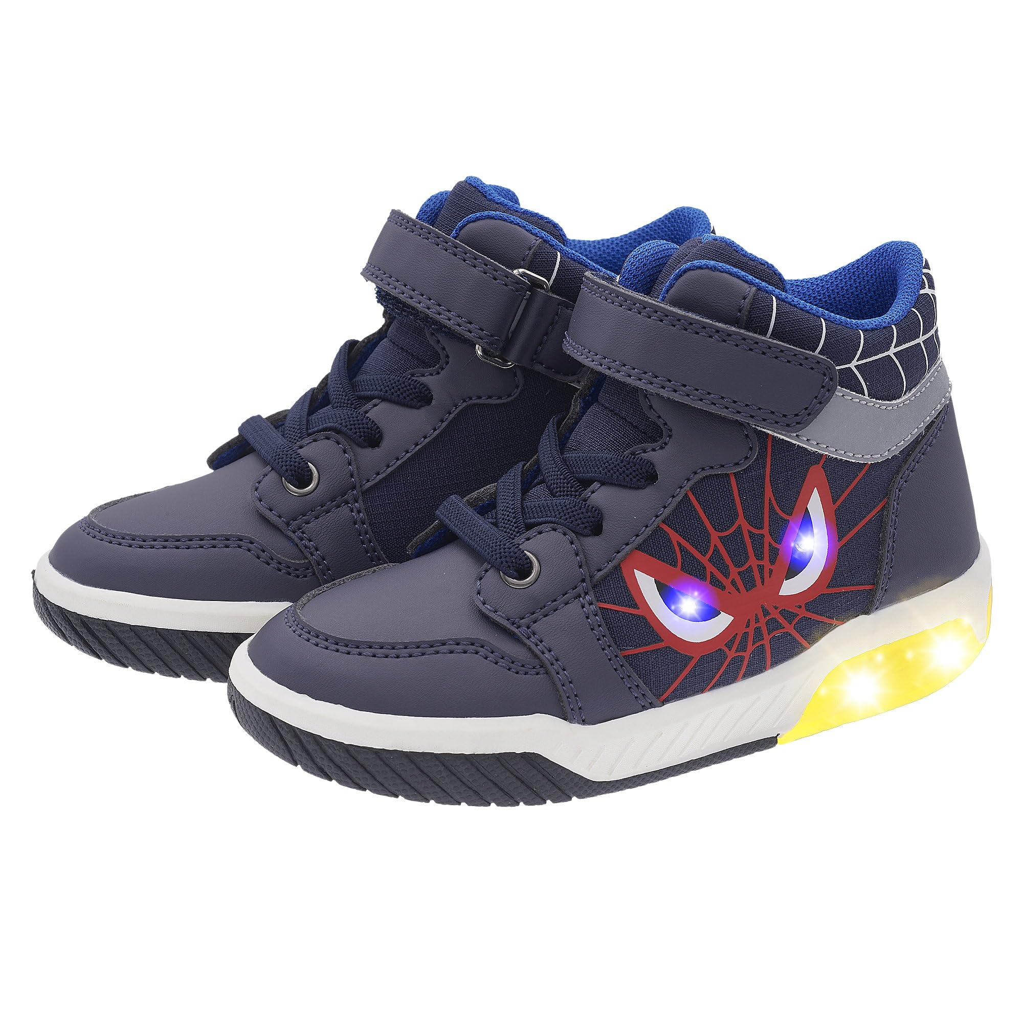 Chicco, Zapatos con Luces, Zapatillas Niño, con Doble Cierre, Cómodas, Flexibles y Transpirables, Ideales para Primavera, Otoño e Invierno, Zapatos Niño, Designed in Italy