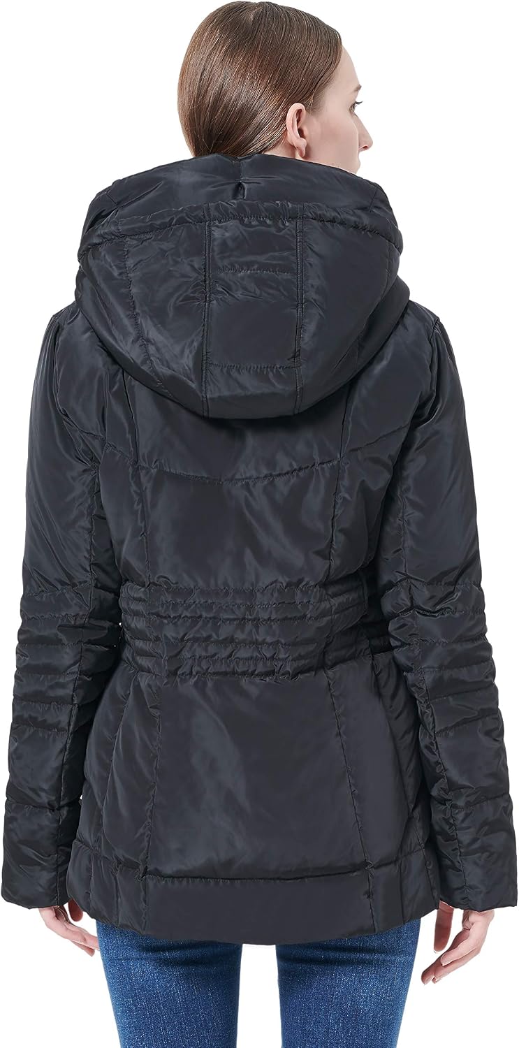 Orolay Women's Warm Winter Down Coat Hooded Puffer Jacket