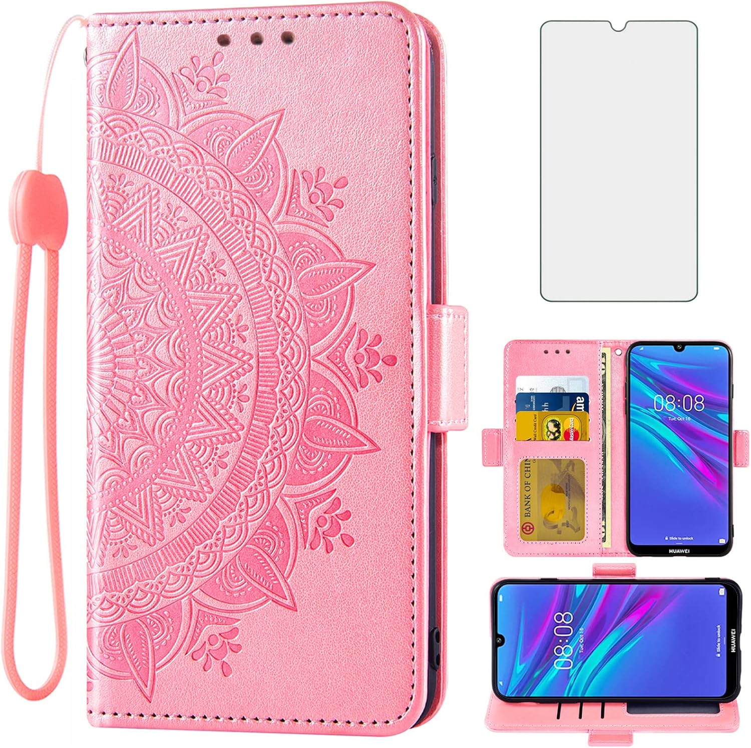 HUAWEI Y6 2019 / HONOR 8A FUNDA CARCASA DOBLE TRANSPARENTE CON Proteccion Total 360o HUAWEI Y6 2019 / HONOR 8A FUNDA CARCASA DOBLE TRANSPARENTE CON Proteccion Total 360o
