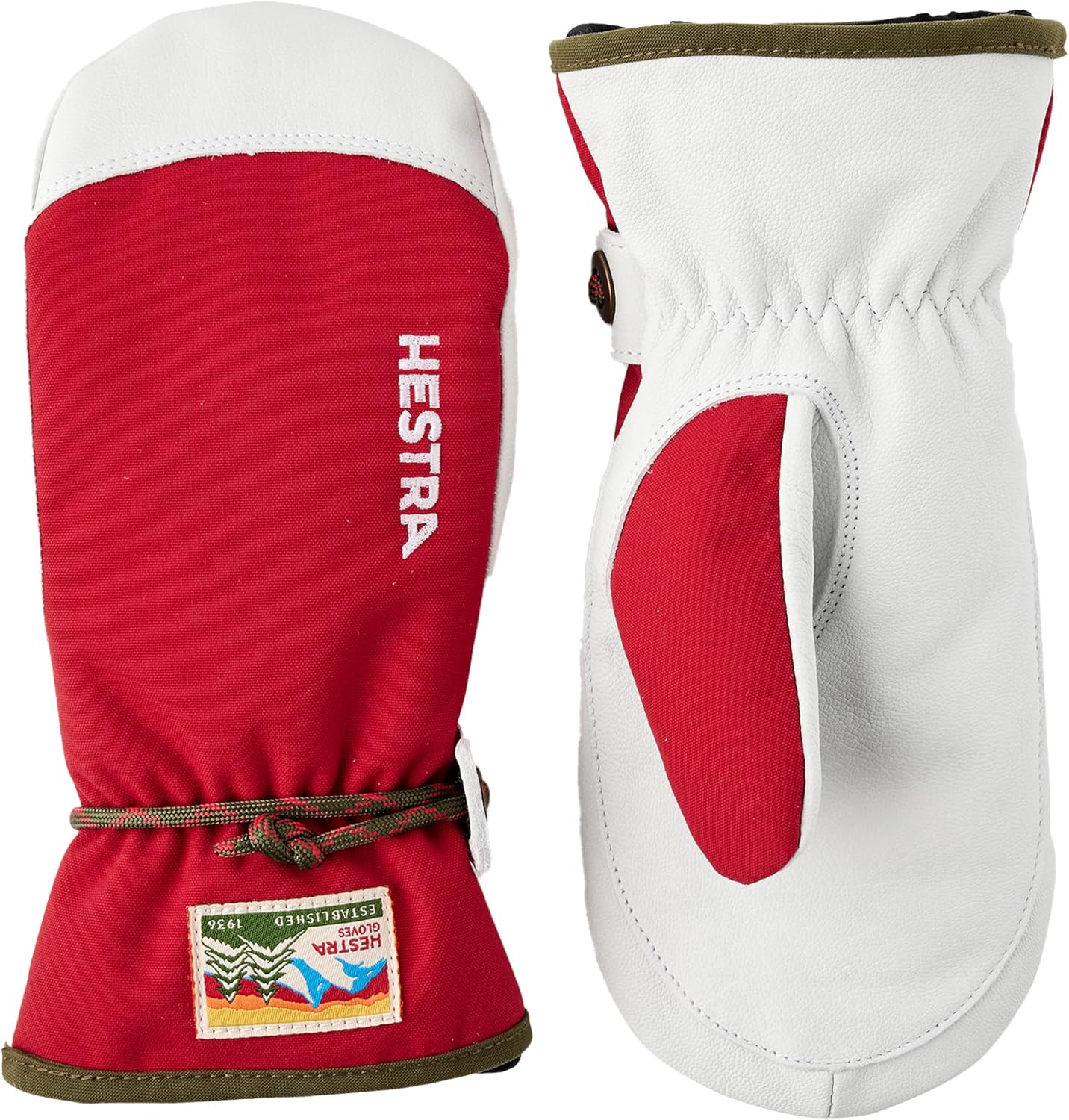 Hestra Unisex Wakayama Jr Mitt, (Youth 3-7yrs) Insulated, Waterproof Alpine Ski & Snowboarding Mittens, Boys & Girls