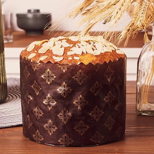 Miniatura 9 de Paska Mold Kulich - Moldes grandes para hornear de papel panettone (paquete de 12 unidades de 15 onzas), molde de papel para pan de Pascua, moldes