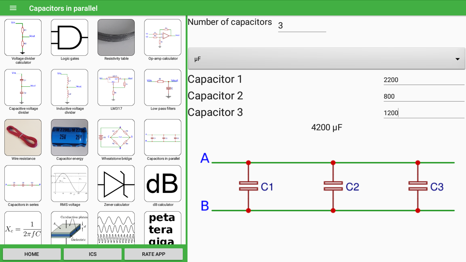Electronics Toolkit - App on Amazon Appstore
