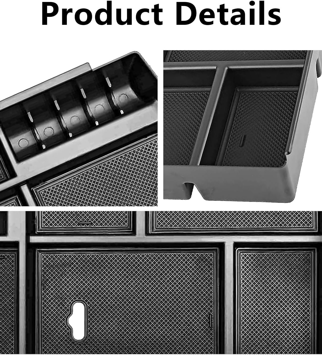 Custom fit for 2015-2020 Ford F-150 Raptor Console Tray Center Console Organizer Tray，Designed for Ford Interior Accessories