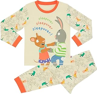 Pip & Posy - Conjunto de pijama largo unisex 100% algodón