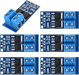 Seloky 6PCS Dual MOSFET PWM Motor Speed Controller Module 5-36V 15A 400W High-Power Trigger Switch for Motors LEDs Pumps