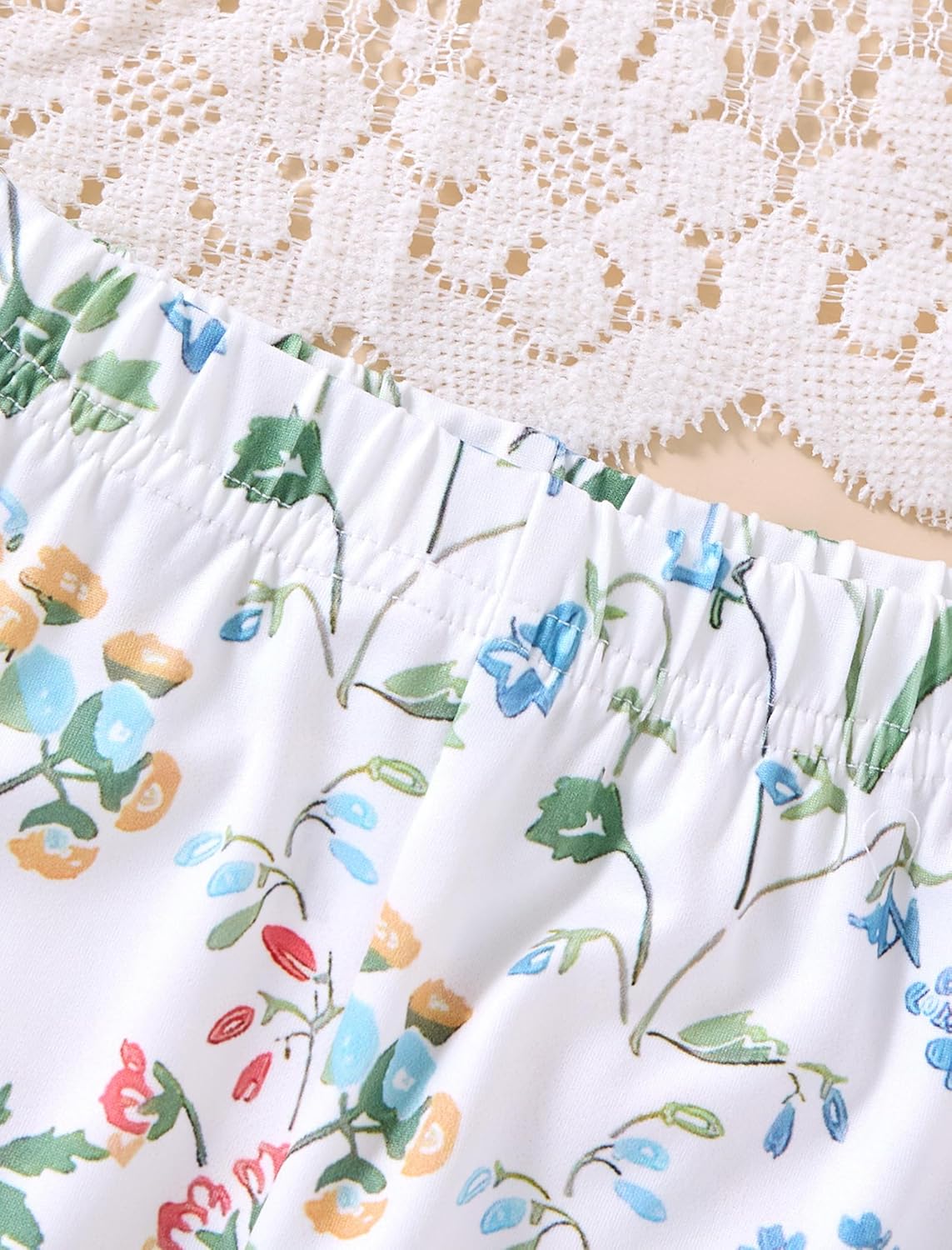 Baby Girl Clothes Toddler Girl Outfits Ruffle Long Sleeve Top and Floral Pants Set Fall Winter Clothes - Image 6