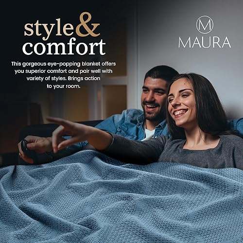 Miniatura 4 de Maura Mantas finas de algodón ligeras y respetuosas con la piel, transpirables y resistentes a la decoloración, artículos esenciales de ropa de cama