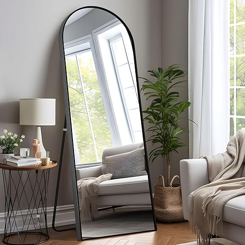 Miniatura 3 de SogeHome - Espejo de longitud completa con soporte de suelo, 65 x 22 pulgadas, espejo de pie independiente, espejo de tocador para dormitorio, sala