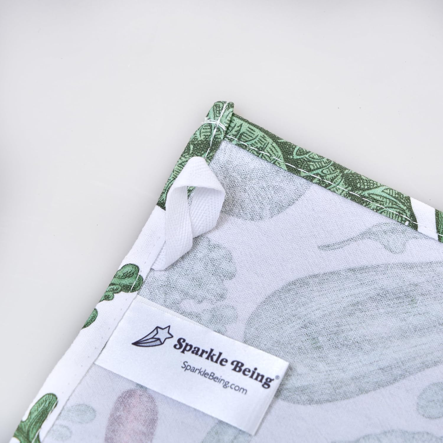 Garden Greens Tea Towels for Kitchen – 100% Cotton, Reusable, Highly Absorbent & Durable Kitchen Dish Towels Set | Cute & Decorative Kitchen Towels | 16" x 26" (Set of 2)