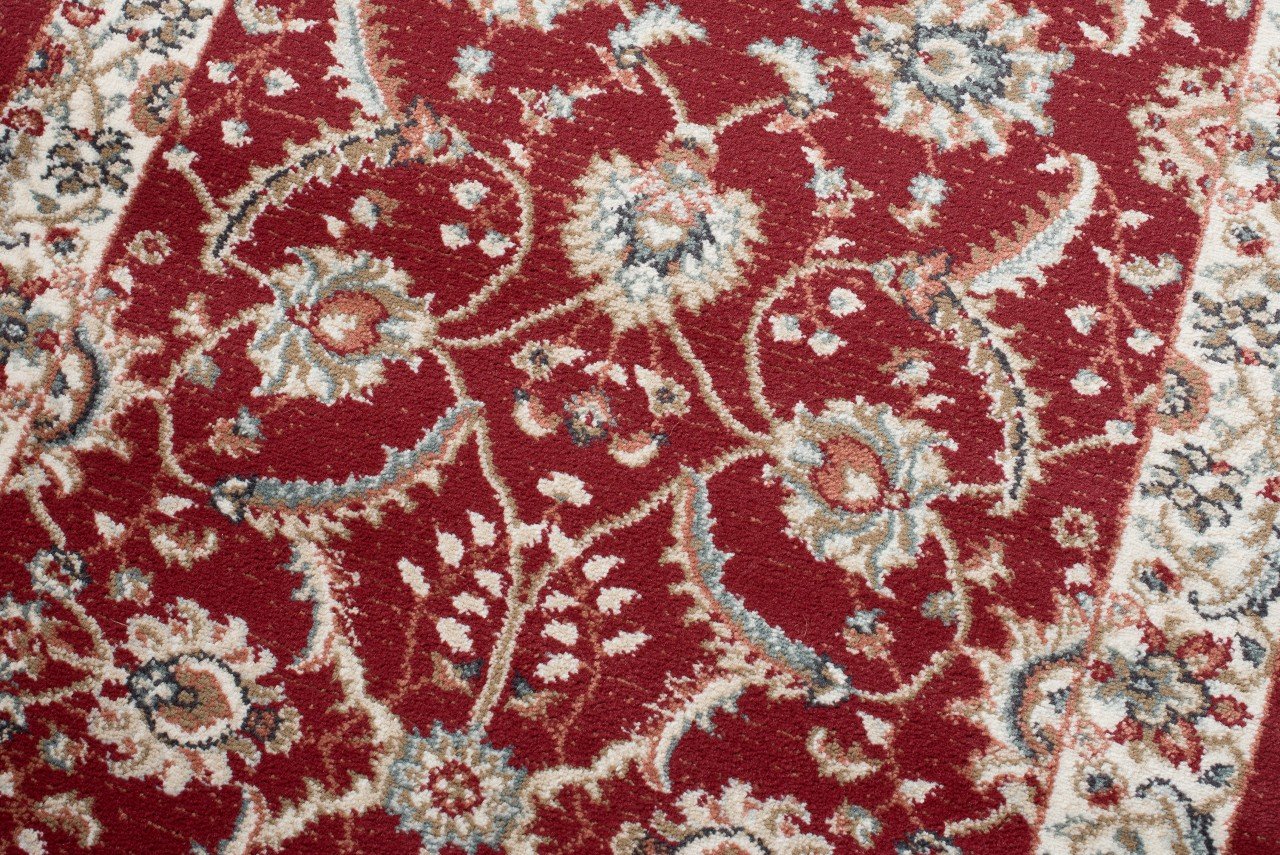 Carpeto Tappeto Corridoio - Motivo Orientale Classico - Collezione EMIRAT - Rosso - 70 x 675 cm