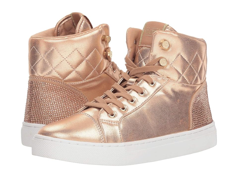 

GUESS Janis (Rose Gold Fabric 1) Women's Lace up casual Shoes