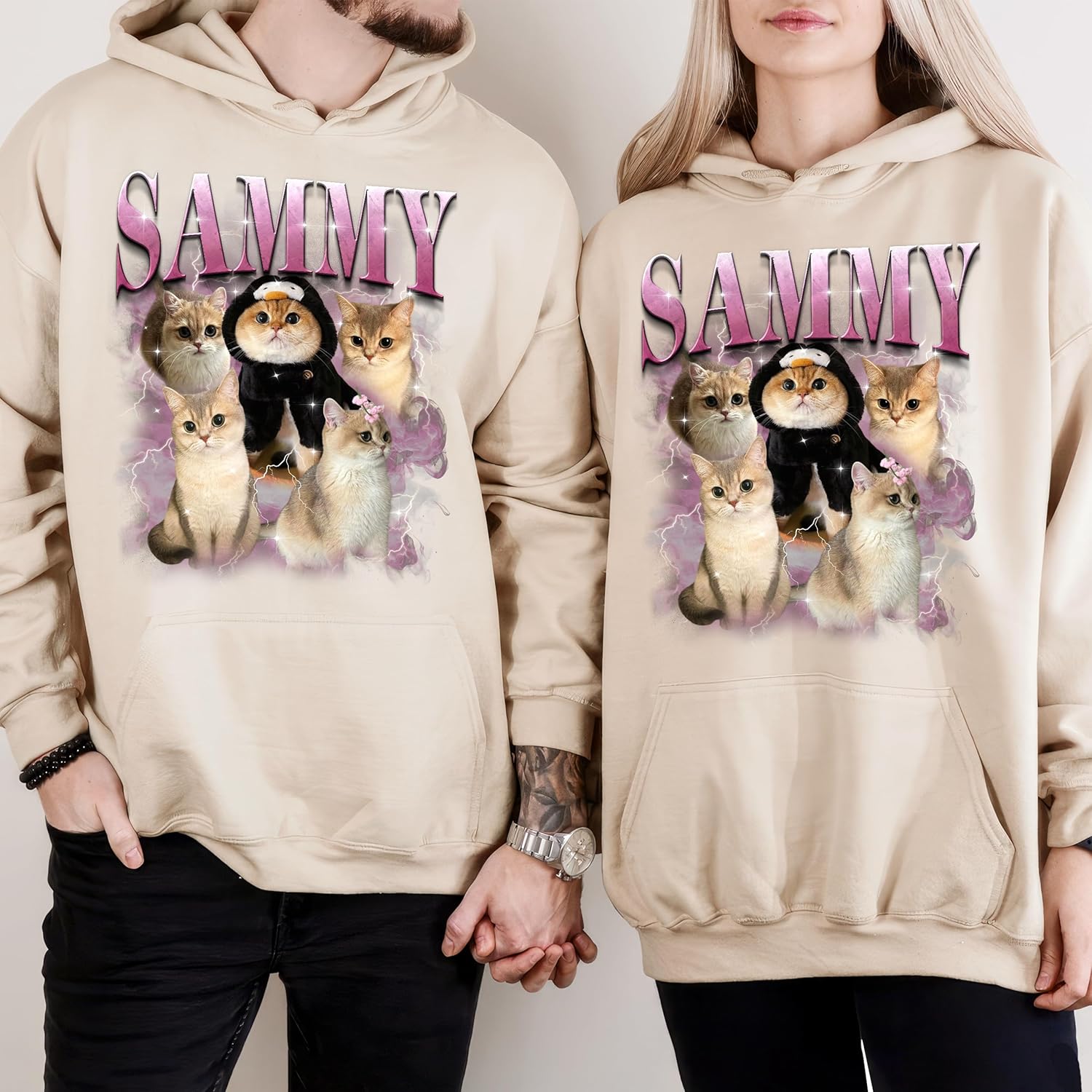 Mit & Mia Custom Your Own Bootleg Rap Shirts for Boyfriend Girlfriend Face Shirt with Photo Gift for Him Her Pet Lovers - Image 7