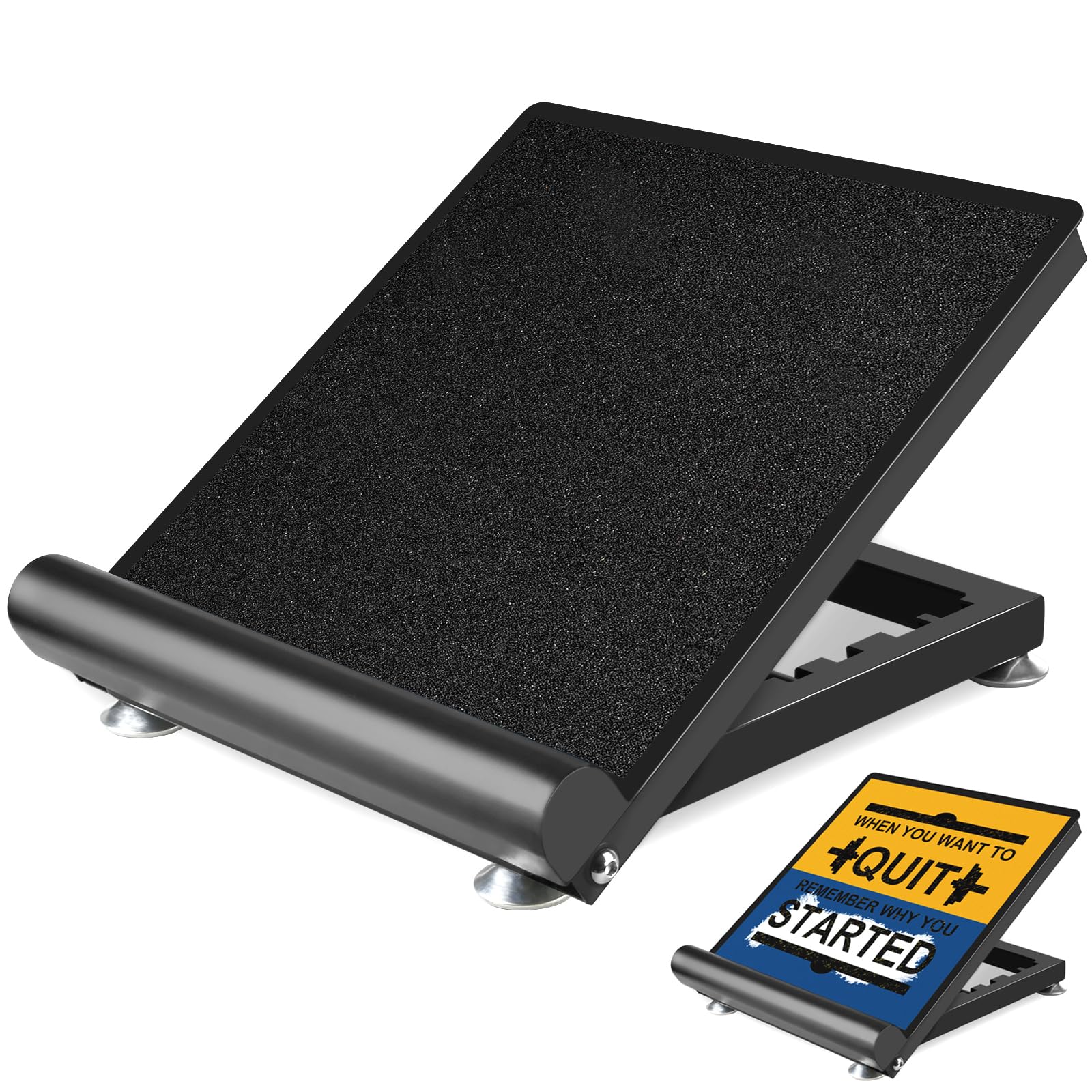 Professional Steel Slant Board Calf Stretcher Adjustable Balance Board with Non-Slip Surface for Ankle and Foot Stretching