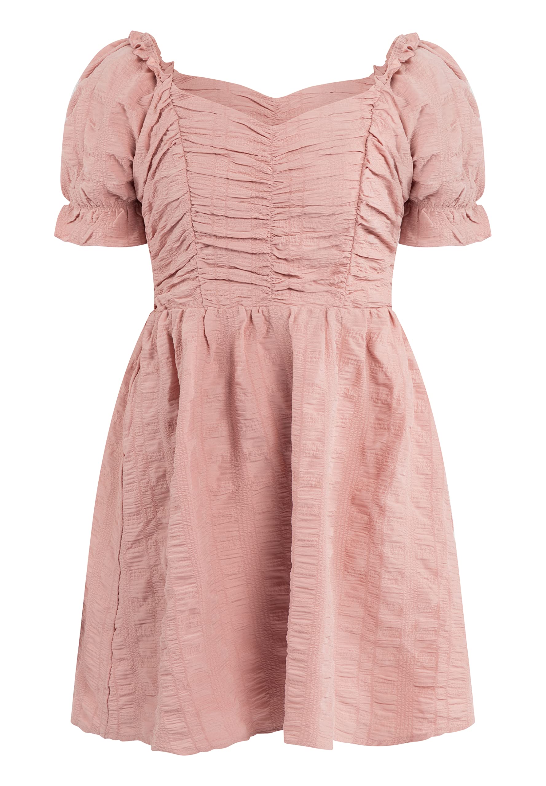 Robe à épaules dénudées isha Mini pour femme en coupe ajustée