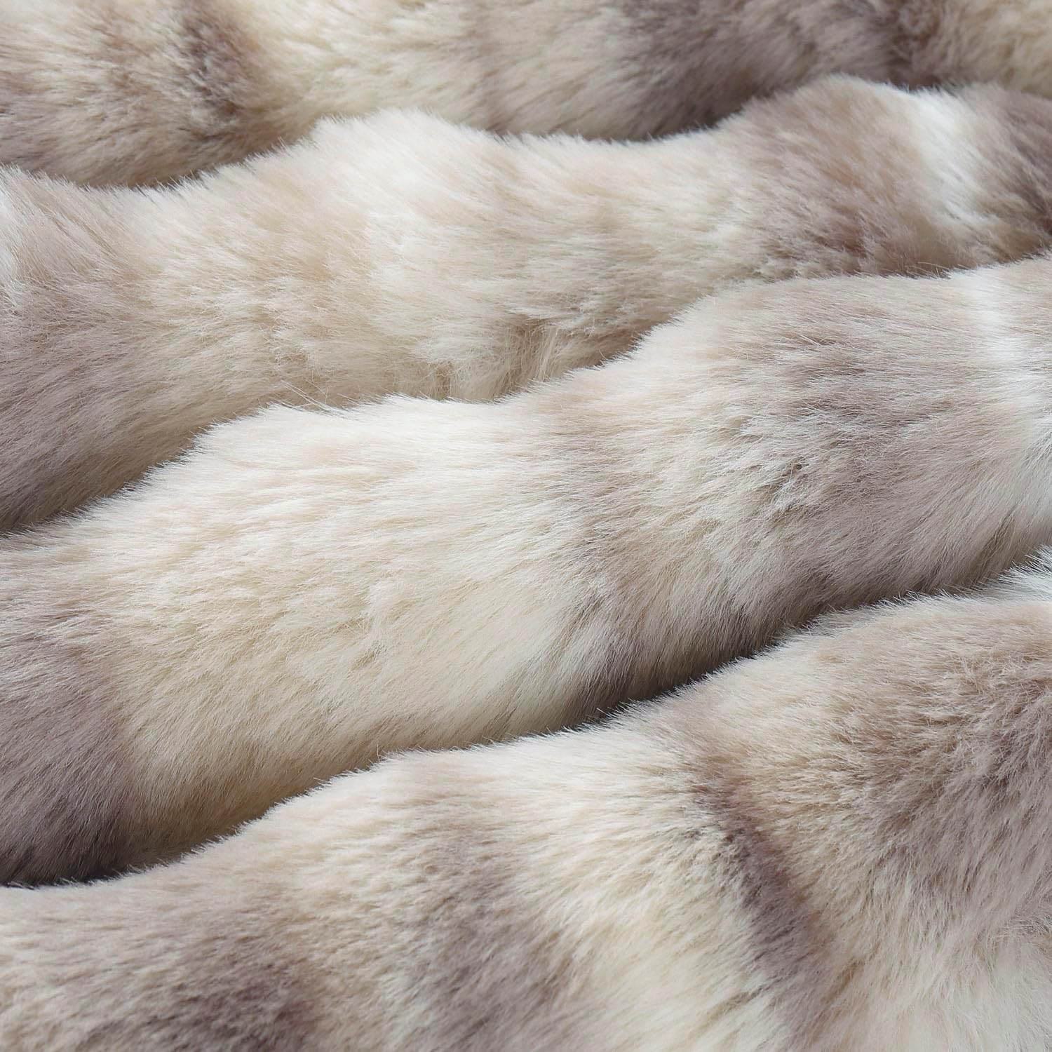 MADIZZ Pack of 2 Thick Plush Wool Throw Pillow Covers 18x18 Inch Grey Taupe Soft Neutral Decorative Throw Pillows Accent Boho Cushion Covers for Couch Sofa Bedroom Pillow Shell - Image 4