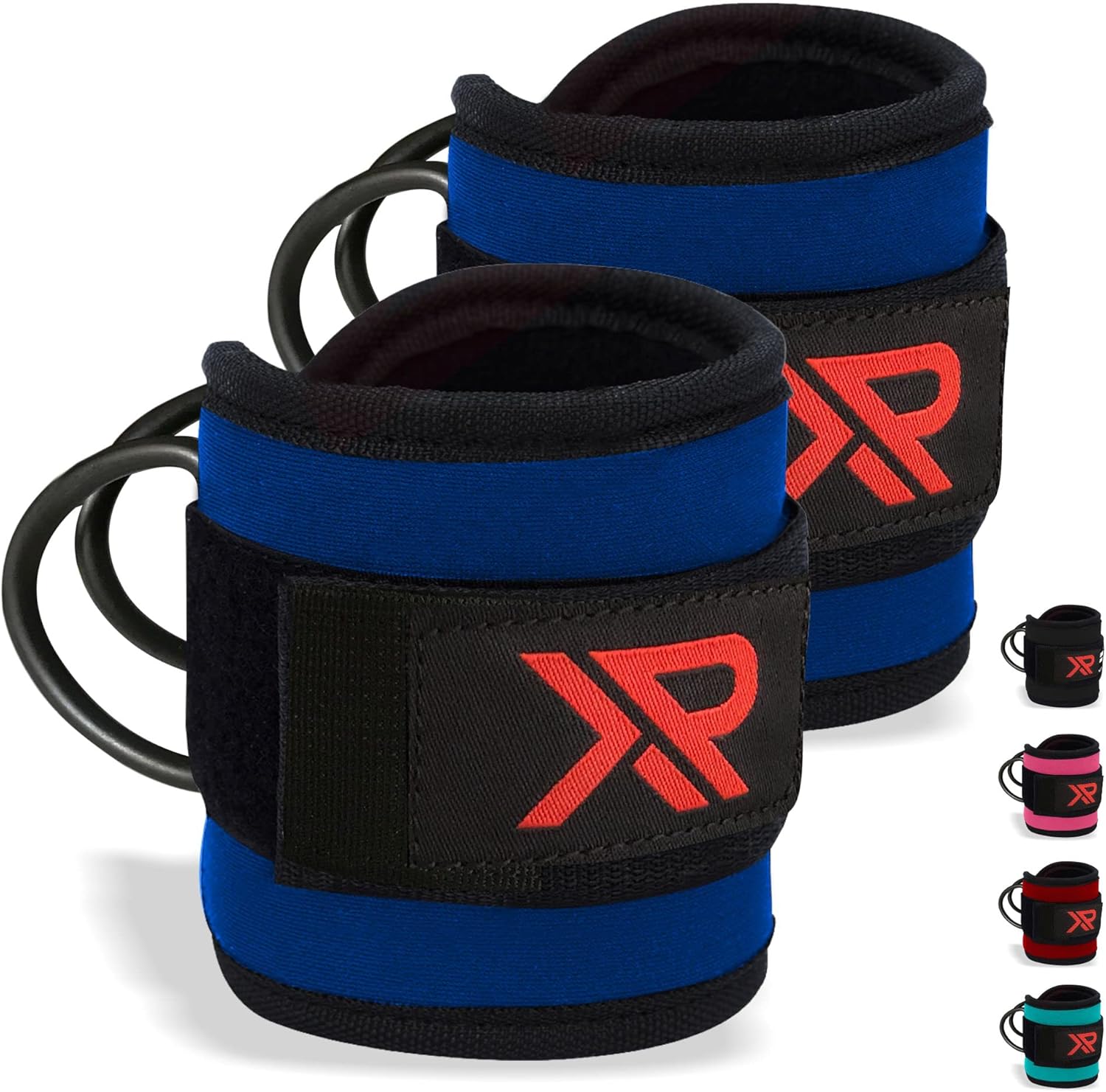XR Ankle Straps for Cable Machines or Resistance Bands Padded Gym