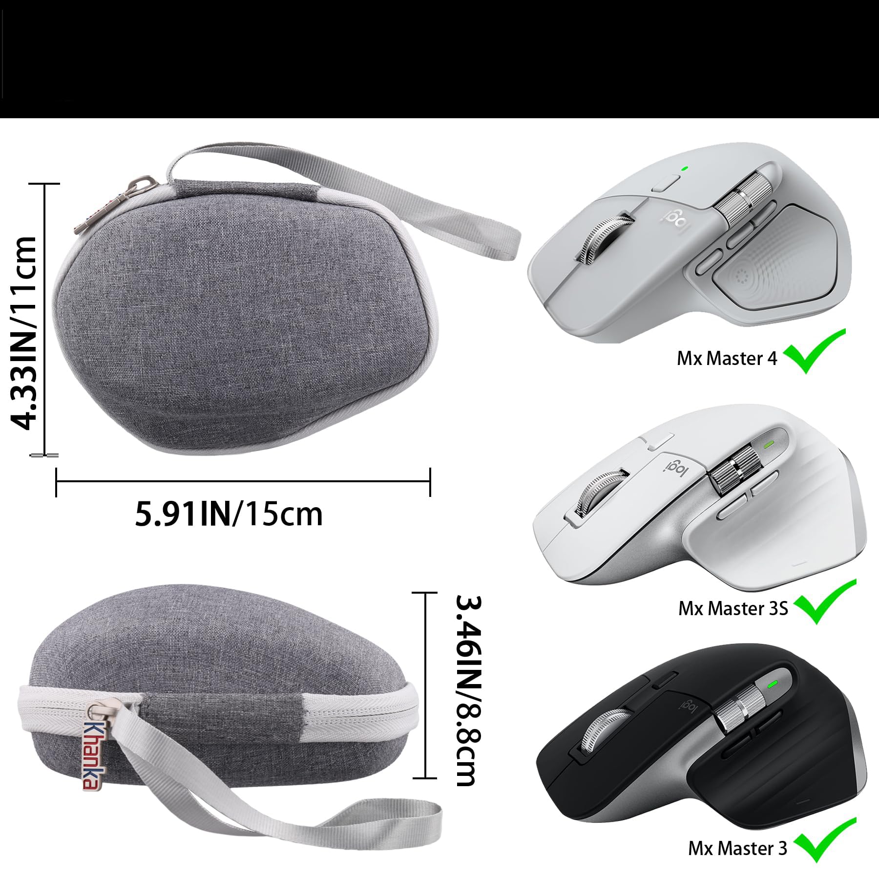 【ほぼ新品】Logicool MX MASTER 3S ワイヤレスマウス＋ケース Amazon.com: khanka for Logitech Mx Master 4 / Mx Master 3 / Master