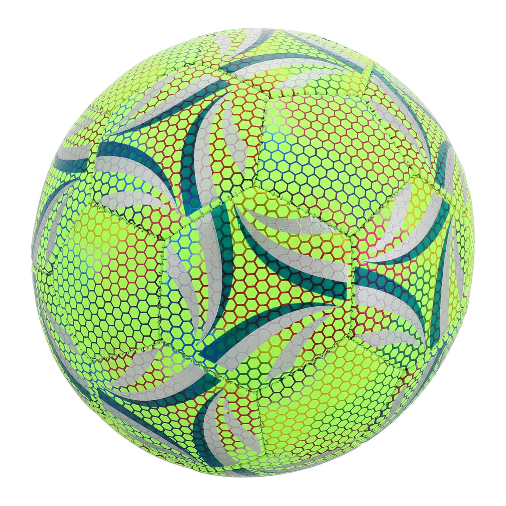 Milisten Balón De Fútbol Iluminado para Entrenamiento Balones De Fútbol Holográfico y Duradero