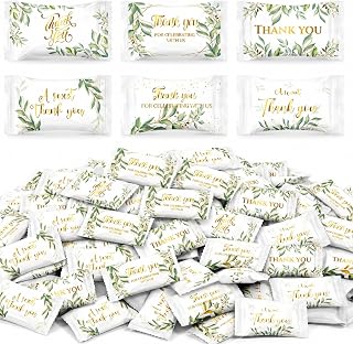 Naucoos 300 Pcs Wedding Thank You Mints 37oz Individually Wrapped Candy