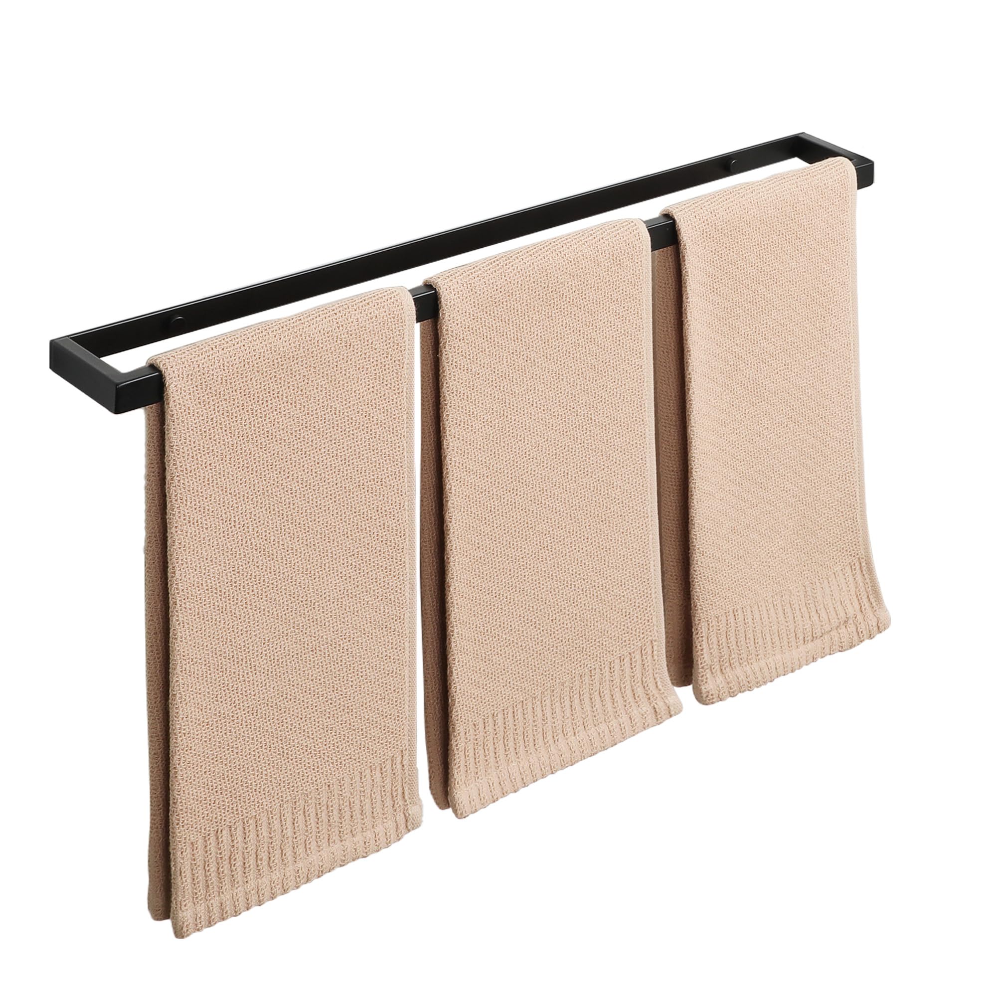 Alise 24 Inch Hand Towel Holder Towel Bar for Bathroom Wall Mounted,Black