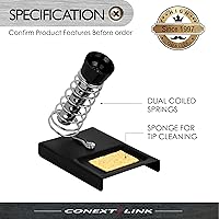 Vista 2 de Conext Link 1pc Soldering Iron Stand Spring Holder Support Station Solder Gun Sponge Metal （87075）