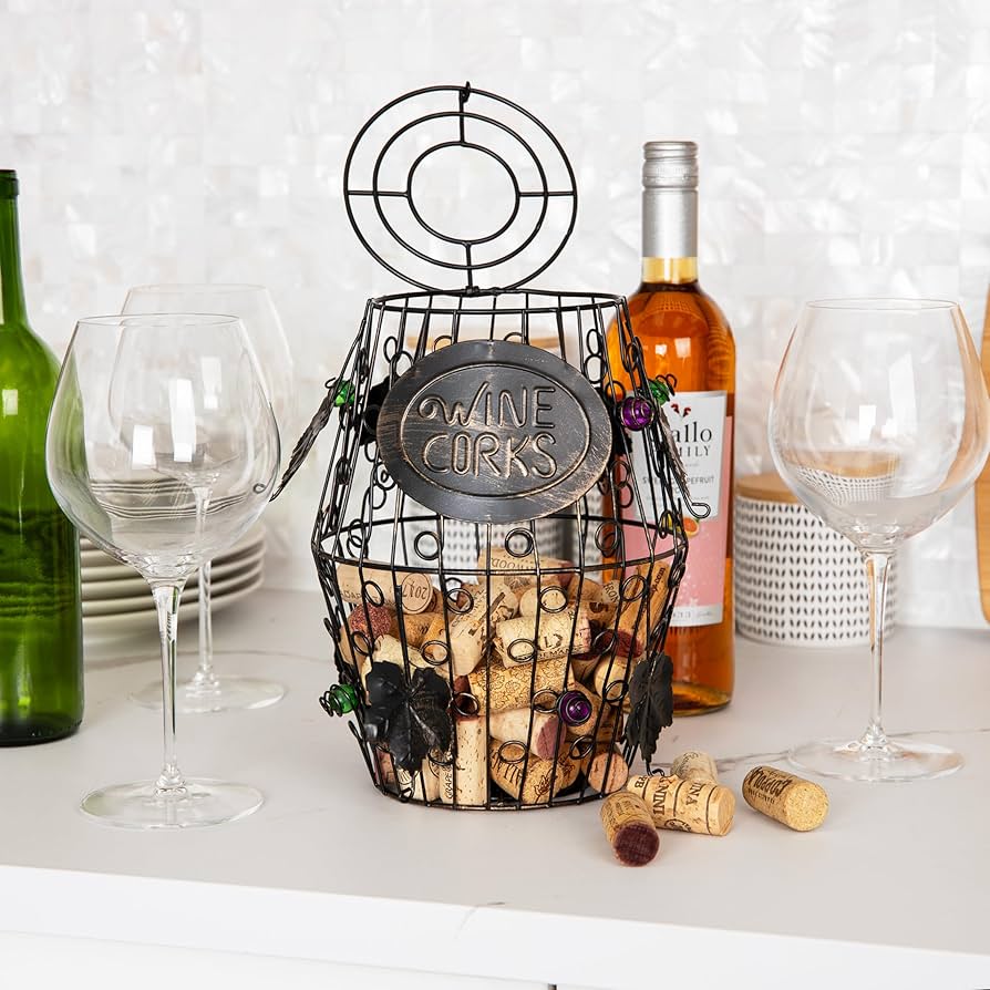 Amazon|Mind Readerワインバレルコルクホルダー、ワインコルク Amazon|Mind Readerワインバレルコルクホルダー、ワインコルク