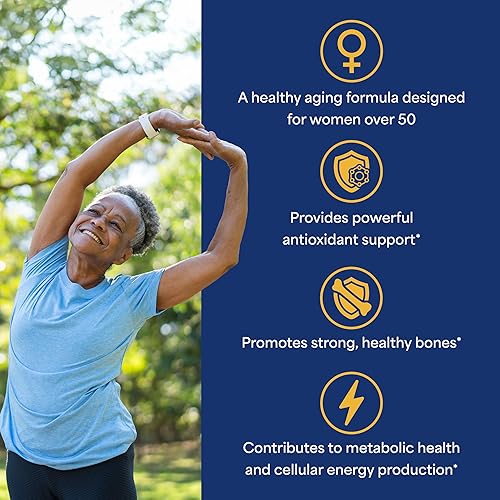 Miniatura 2 de Puritans Pride Ultra Woman 50 Plus - Cápsulas multivitamínicas con zinc 120 unidades color blanco