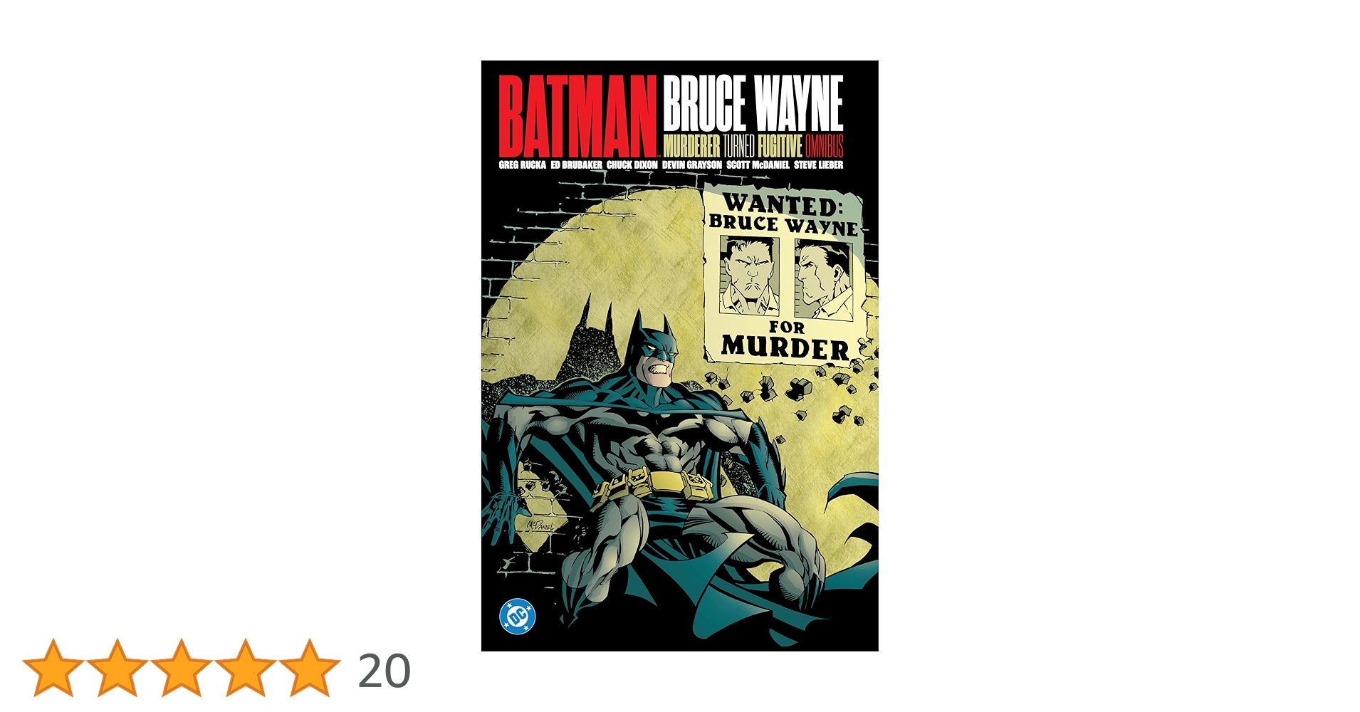 Batman: Bruce Wayne - Murderer Turned Fugitive Omnibus : Puckett