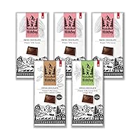 Vista 9 de Milkboy Swiss Gourmet - Barras de chocolate con leche, chocolates oscuros, barra de chocolate blanco, variedad de chocolate hecho a mano de primera