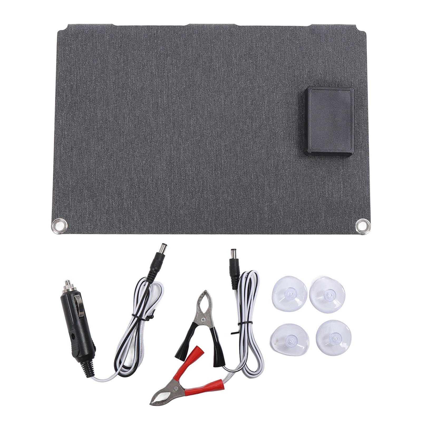 Caricatore a Pannello Solare da 20 W Ad Alta Efficienza con Interfacce USB Multiple per Uso Esterno, Ricarica Rapida da 12 V