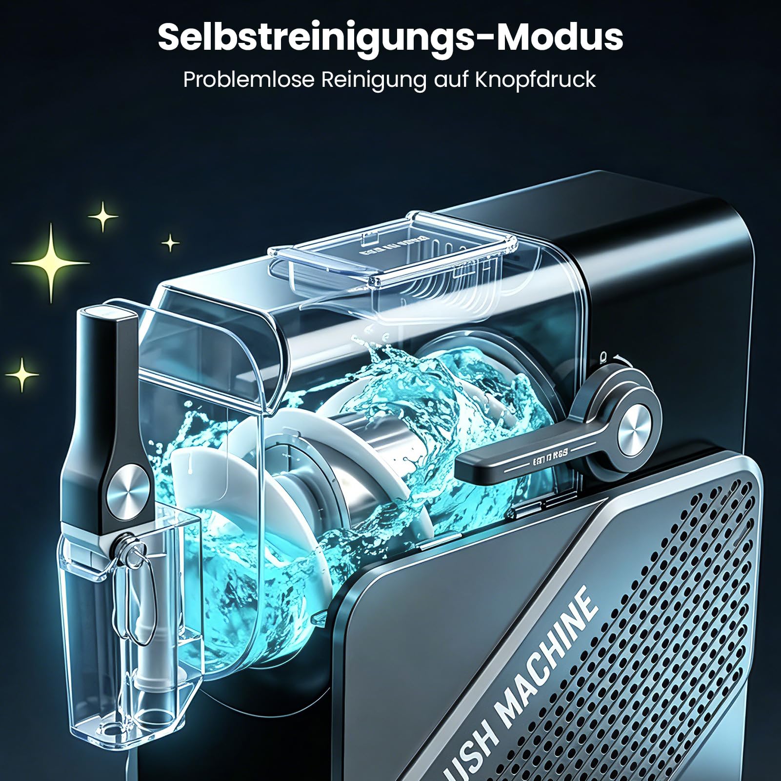 Slush-Maschine, 2Liter, für gefrorene Getränke, Frappés und Milchshakes, 5 voreingestellte Programme, selbstreinigend
