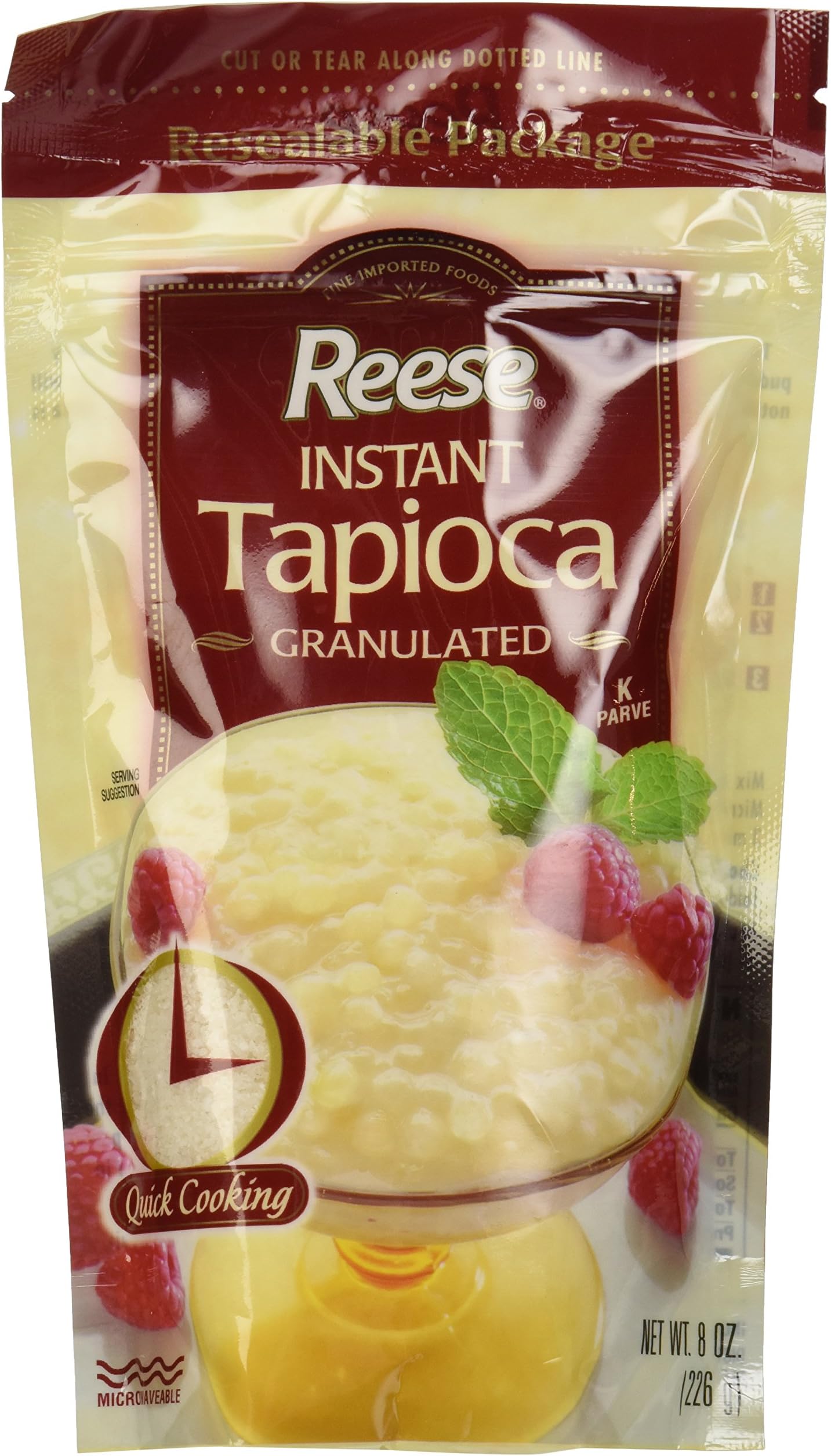 Reese Large Pearl Tapioca, 7 Ounces (Pack of 6) Pudding