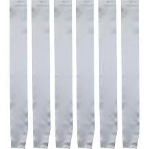 Pack of 6 Blank Satin Pageant Sashes for Princess, Beauty Queen, Homecoming, Winner, Mayor and DIY Decoration