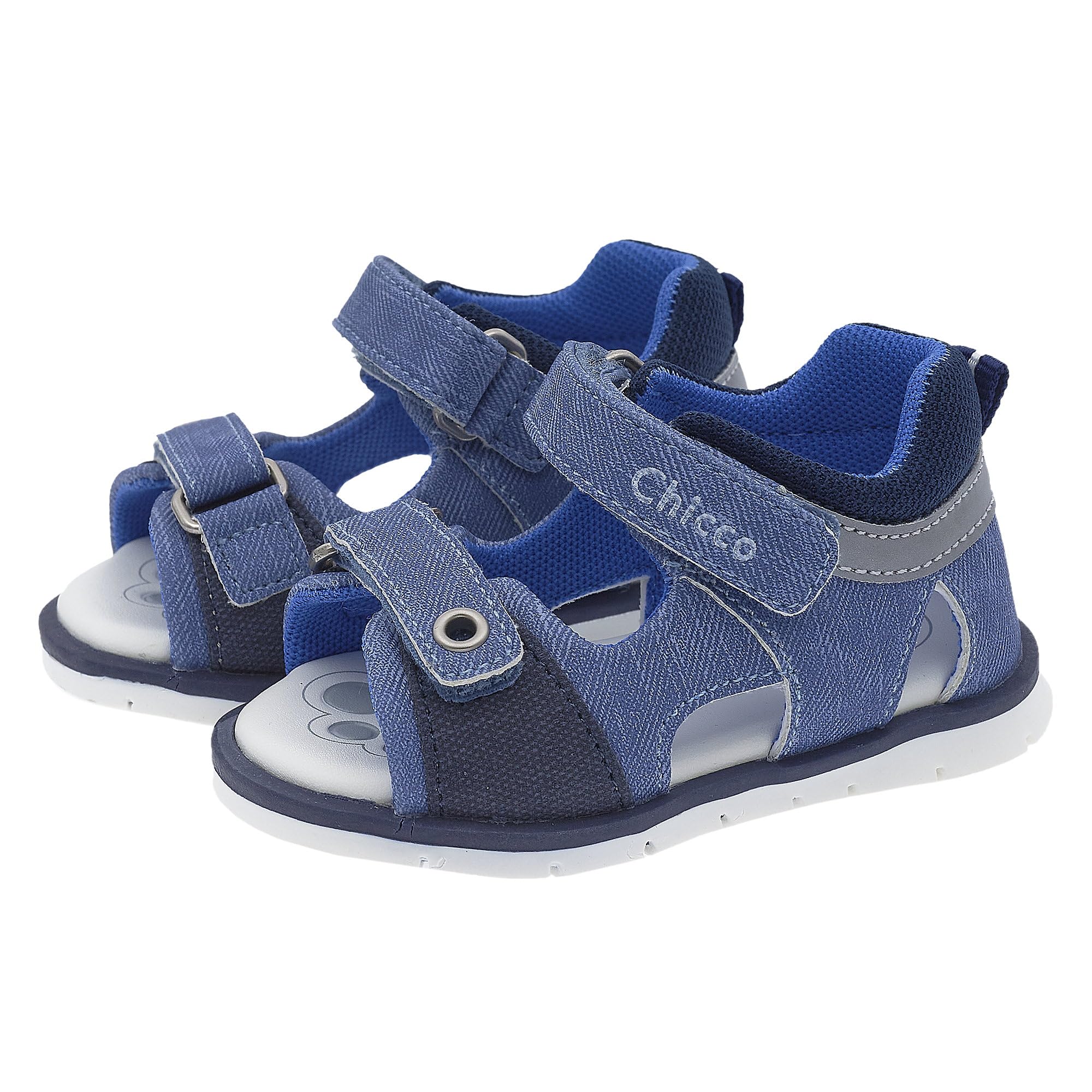 Chicco Sandali con Doppio Velcro, Confortevoli, Leggeri, Flessibili E Traspiranti, Bambini e Ragazzi