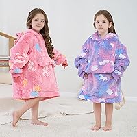 Vista 7 de UOMNY Manta con Capucha Portátil para Niños Mantas Portátiles