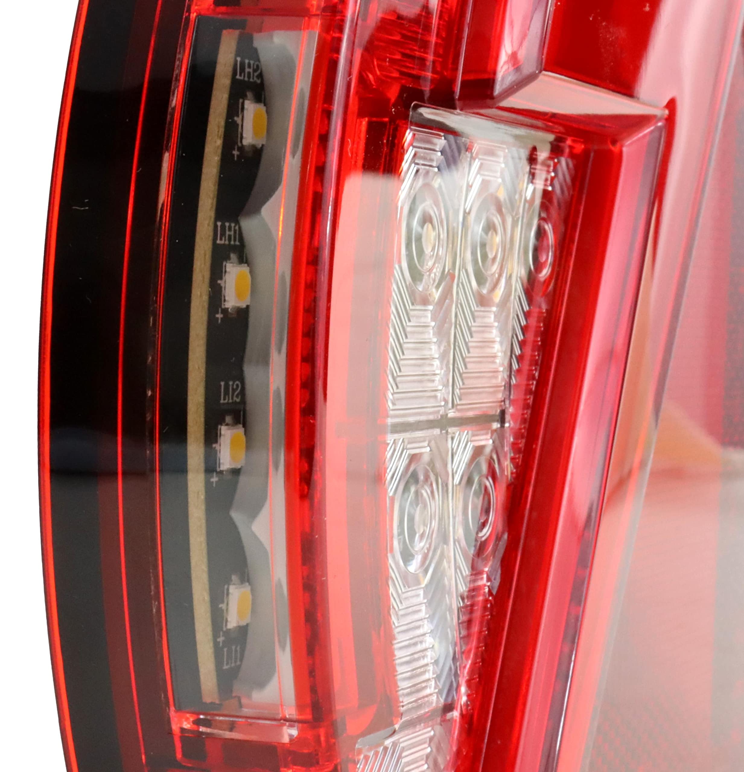 Lucidity 26095 Glo Trac LED Rückleuchte Anhänger 12V Rücklicht für Aspöck Multipoint Bajonett 5 - Polig (rechts)
