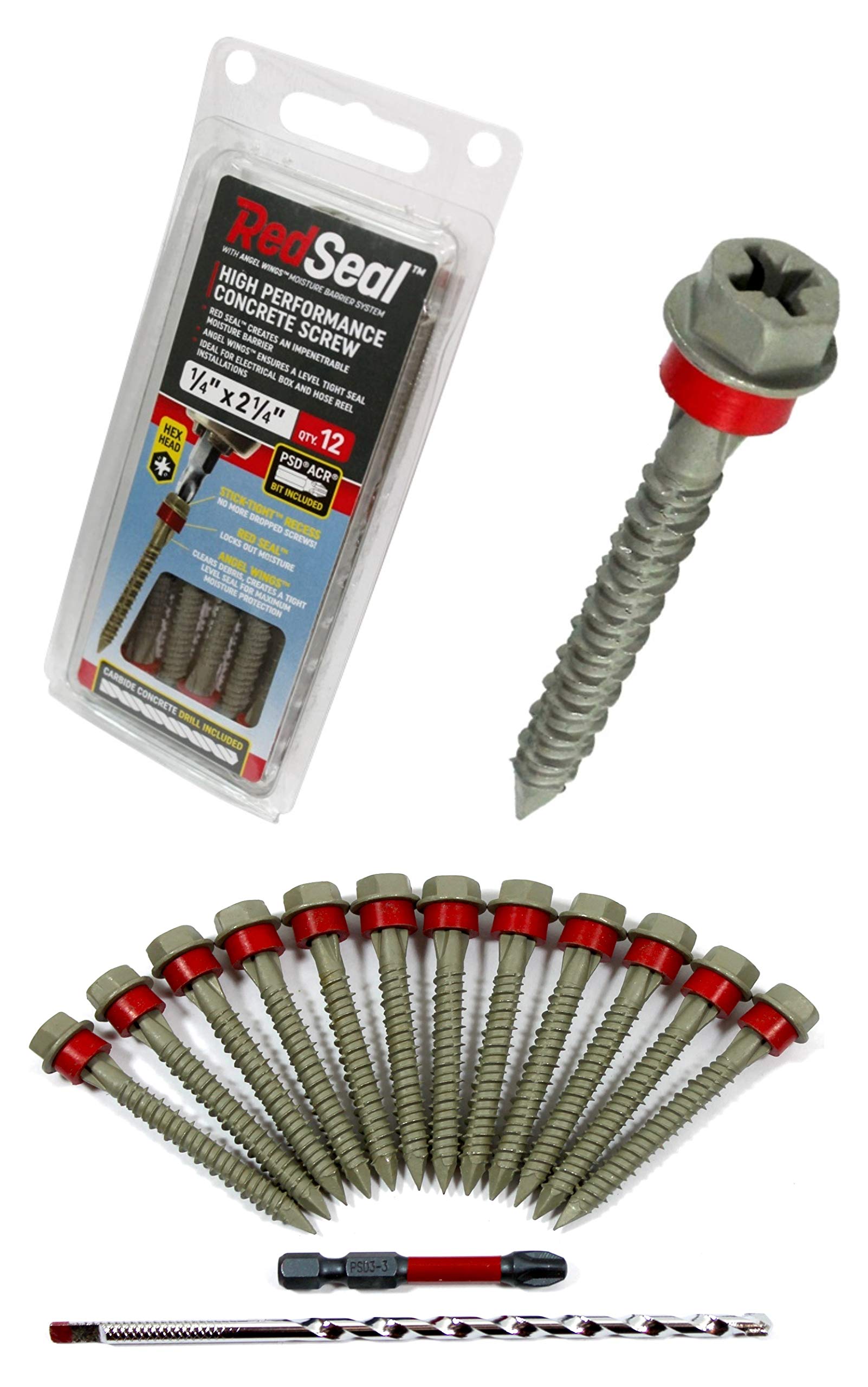 Buy Velocity Concrete Screw Kit with RedSeal Moisture Barrier