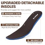 J's.o.l.e Cowboy Boots Men Square Toe – Wide Calf Pull On Western Work Boots, Slip Resistant, Double-Stitched, All-Day Comfort for Ranch, Riding & Concerts