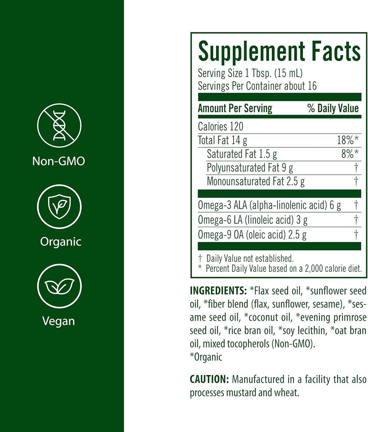 Flora - Udo's Choice, Omega 369 Oil Blend, High Lignan, 8.5 Fl Oz