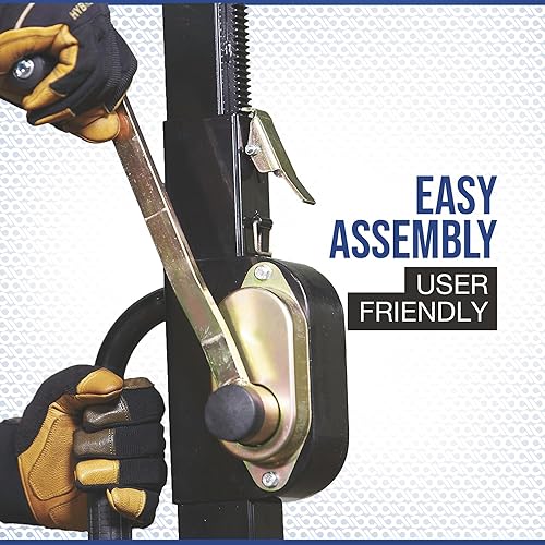 Miniatura 5 de Strongway Polipasto de paneles de yeso -150 libras. Capacidad, elevación de 15 pies