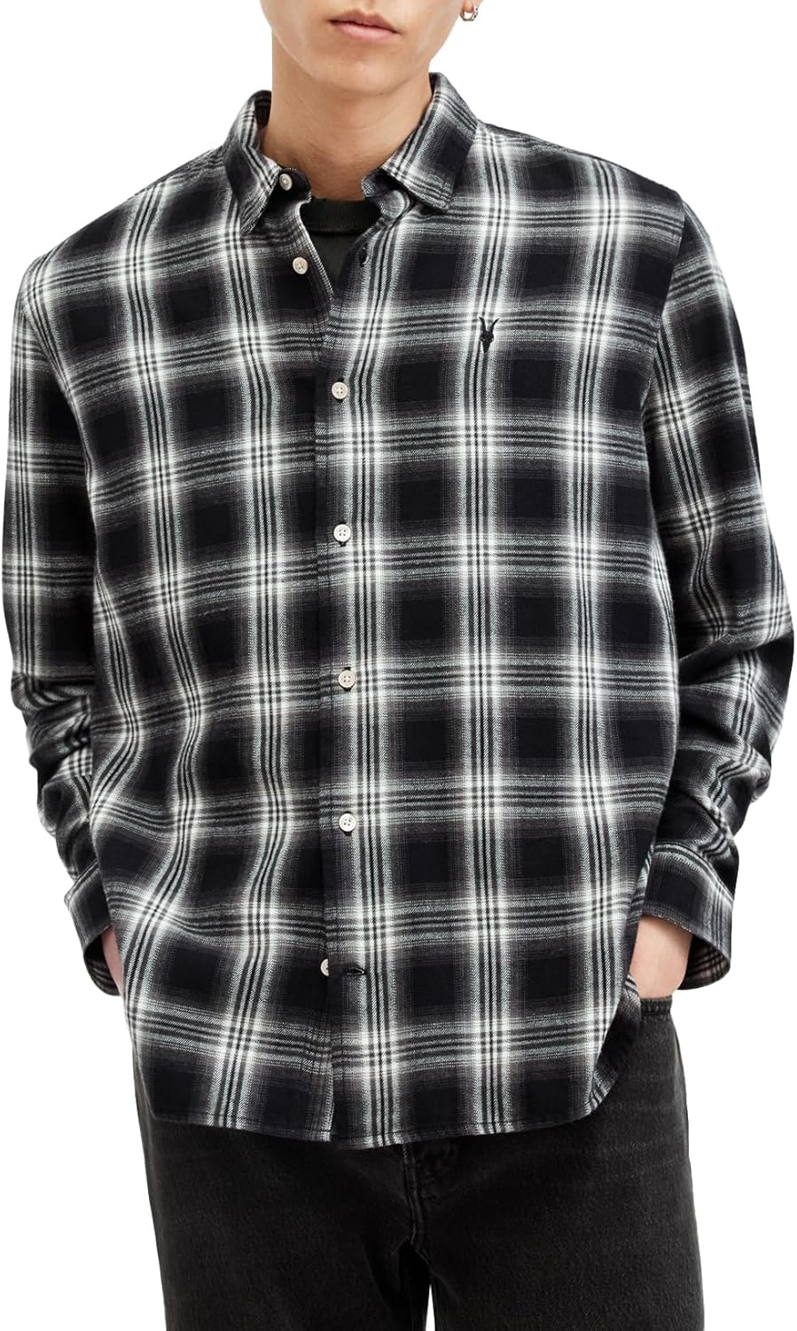AllSaints Men's Dury Ls Shirt