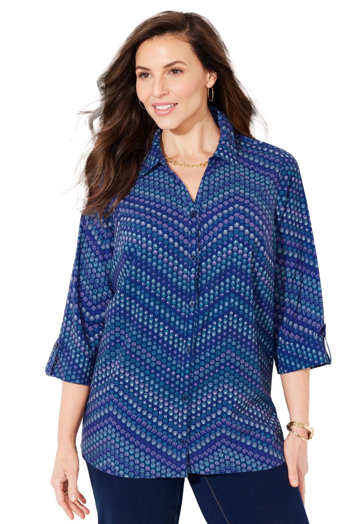 Catherines Women's Plus Size The Timeless Blouse