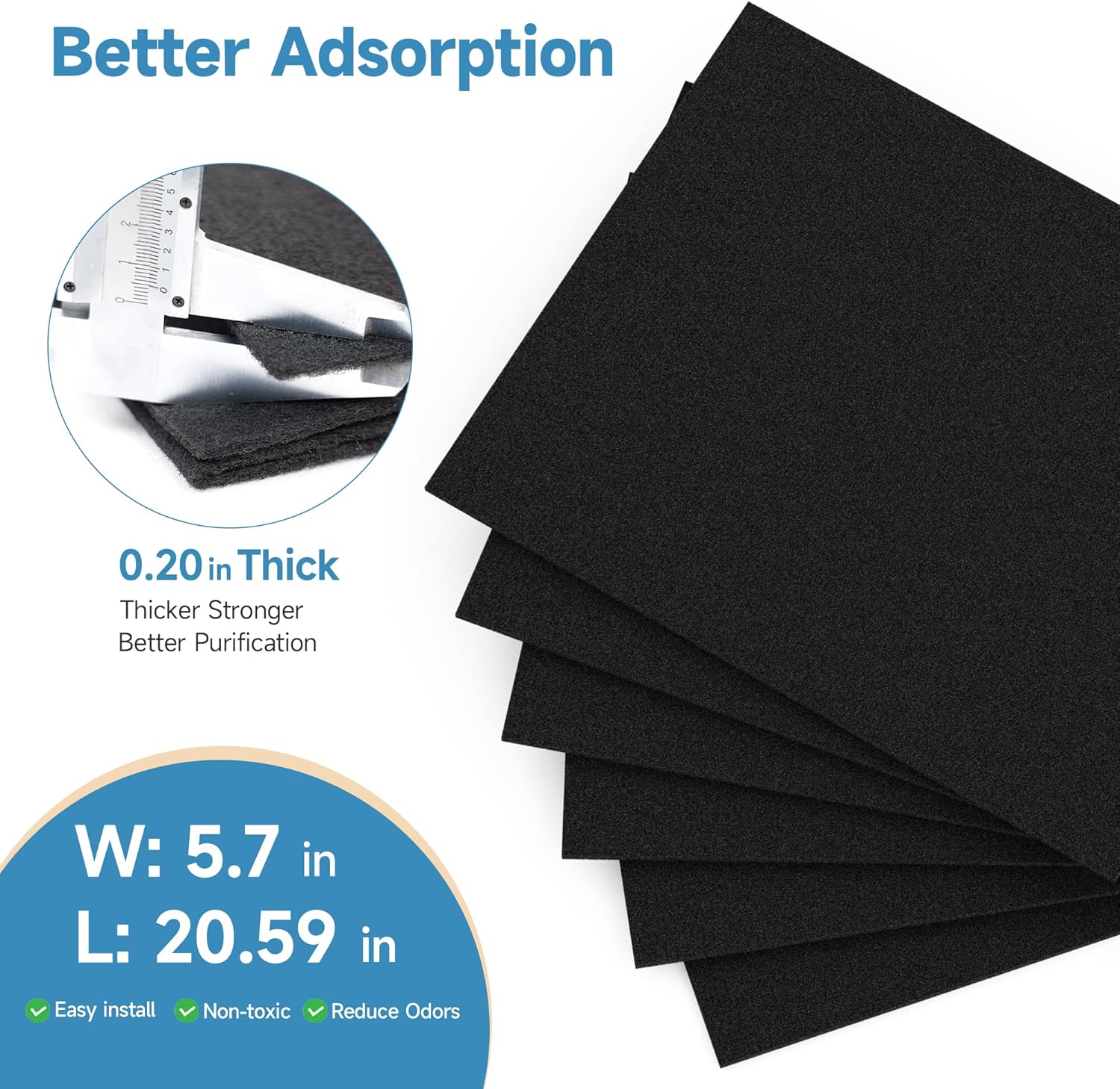 2 pack 150 True HEPA Filter Replacement Sets for Coway Airmega 150 Air-Purifier, 2 *Green True HEPA and 4 *Active Carbon Filters, Part Number AP-1019C-FP - Image 6