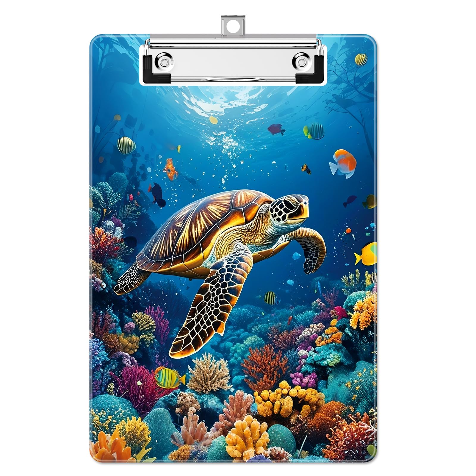 Luminzo Plastic Small Clipboard 6x9in Half-Letter for Students