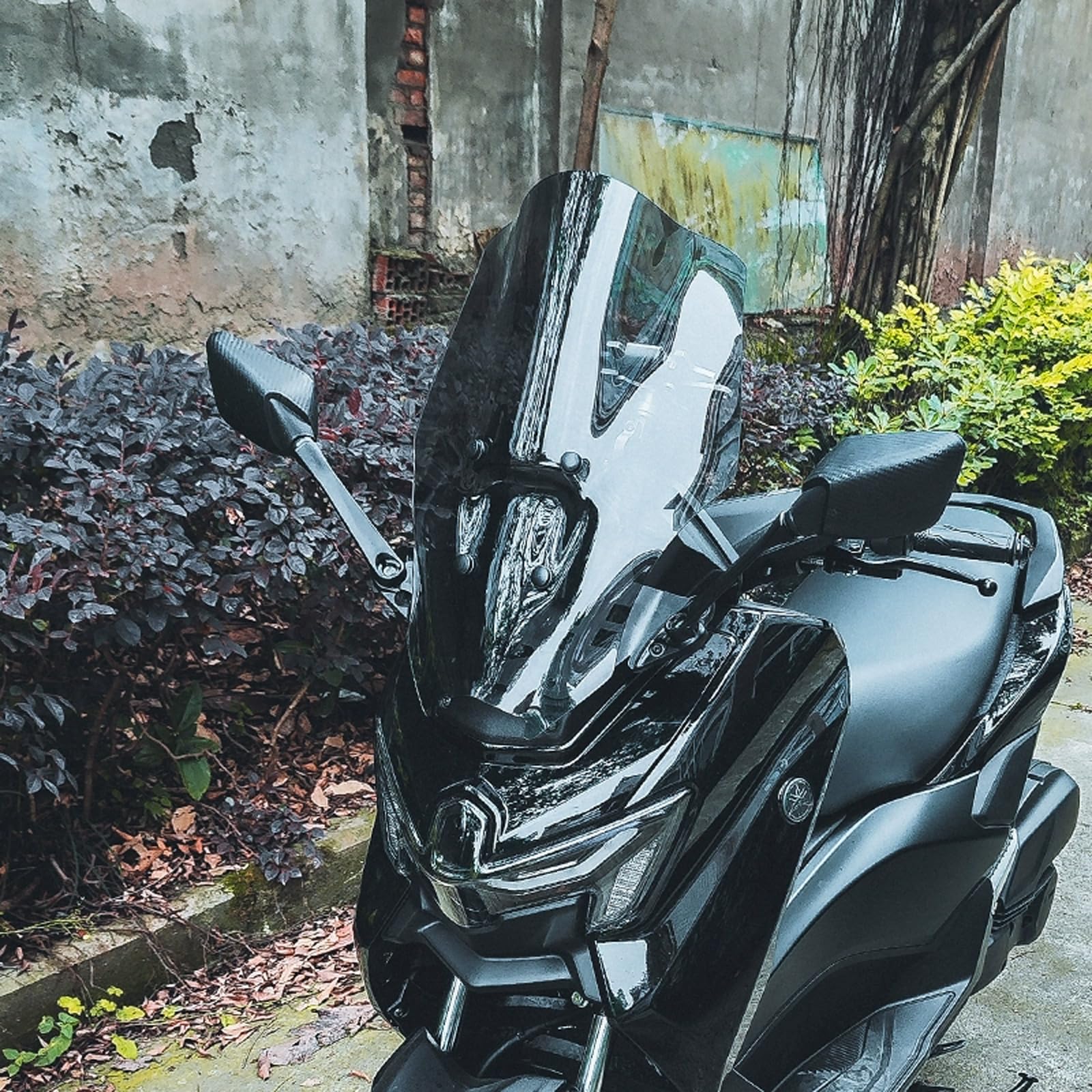 NMAX 155 2025 シールドミラー 金具ビス (スモーク, 57cm) Amazon | Nextstage ウインドシールド ヤマハ NMAX 155 2025 バッグ