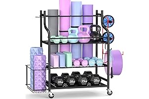Mythinglogic Home Gym Storage Shelves