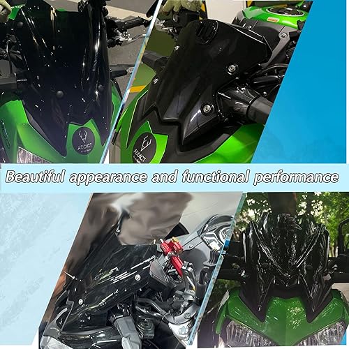 Miniatura 5 de Deflector de viento para motocicleta, carenado delantero para Ka-wa-sa-ki Z900 Z-900 Z 900 Accesorios 2020 2021 2022 2023 (ahumado claro)