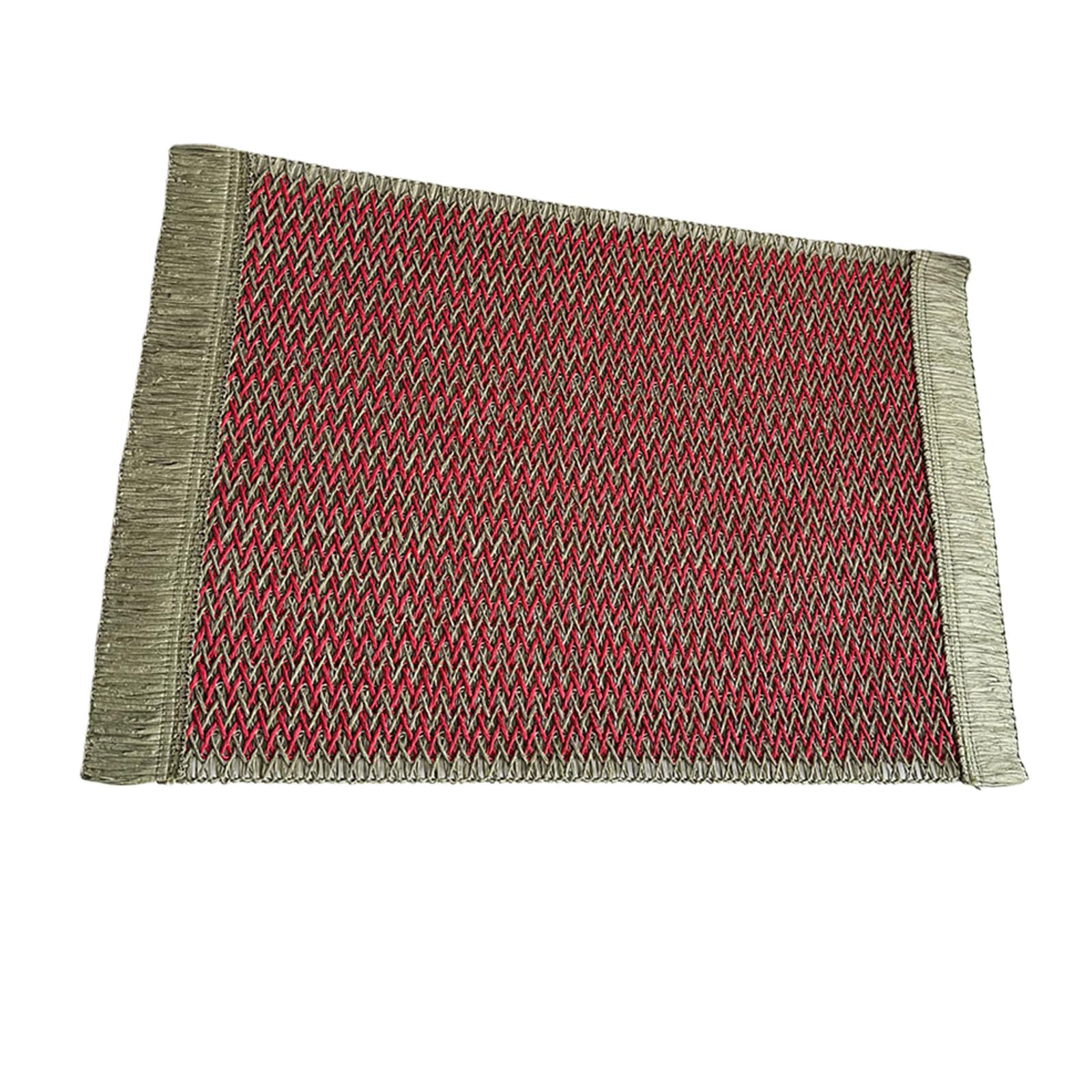 Artisanal Styles Striped Design Paper Rope Woven Heat Protectors Placemat for Elegant Homes3 and Offices Decors Stripes Design